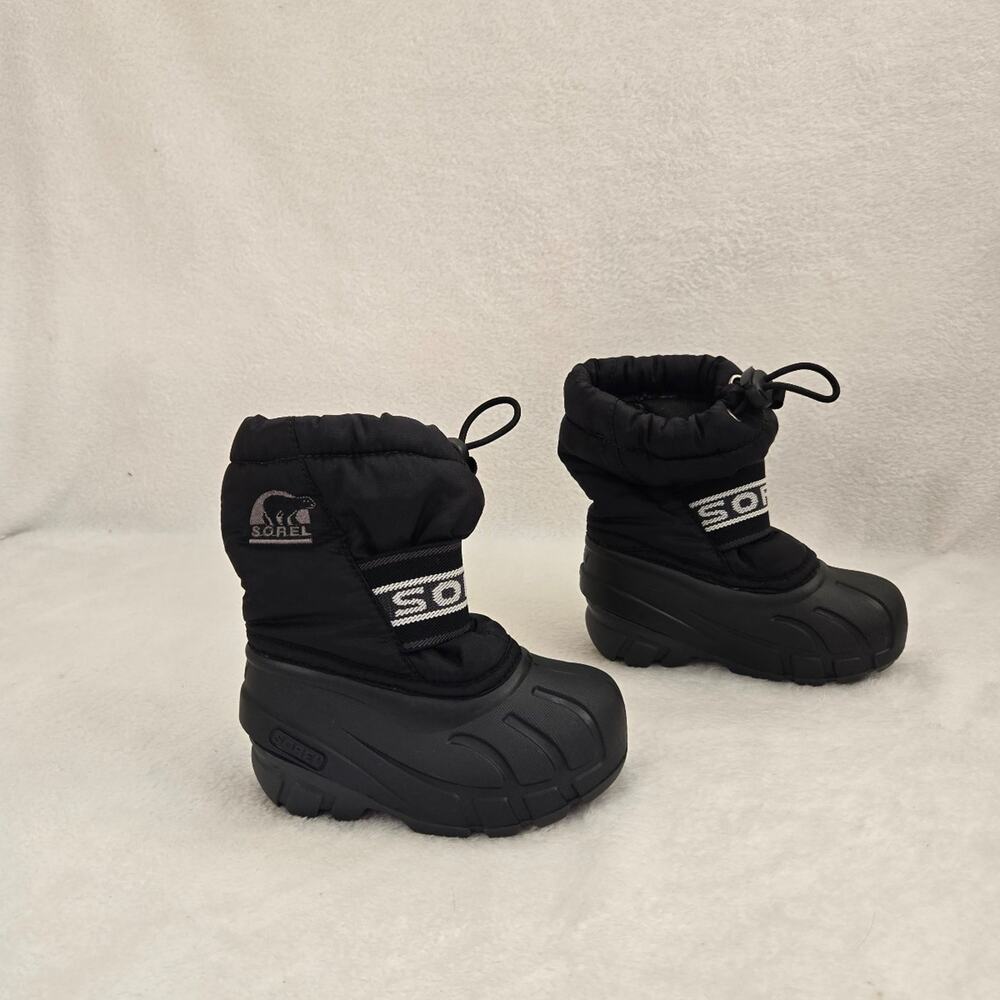 Sorel Toddler Winter Black Waterproof Snow Boots